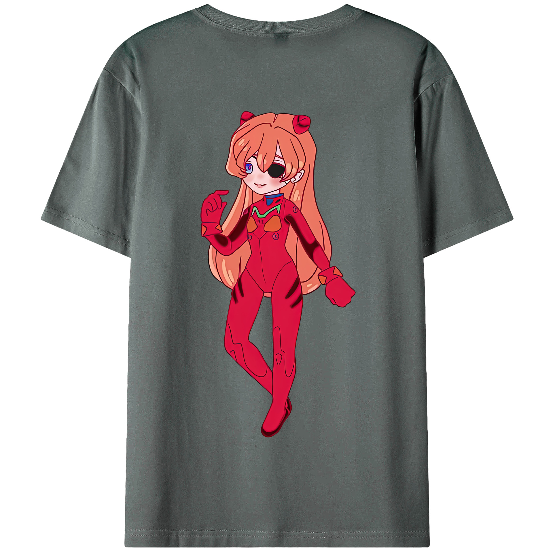（画像用） EVA 新世紀エヴァンゲリオン 綿100％半袖Tシャツ（背面プリント）